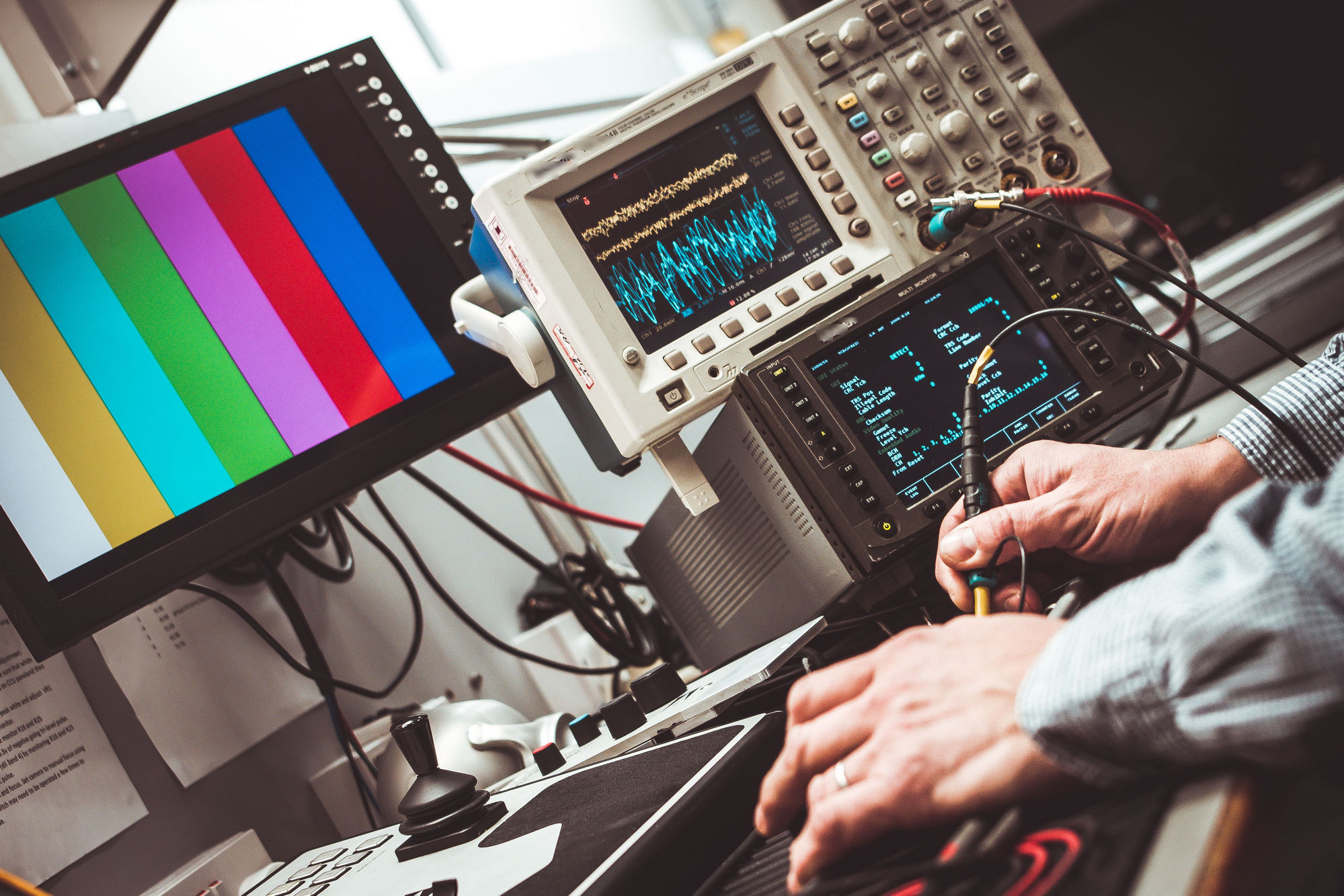 Quality inspection and testing of instruments